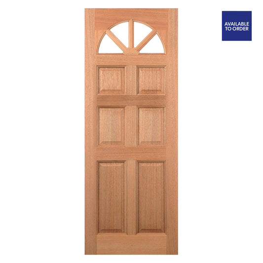 Carolina 6 Panel Hardwood Dowelled External Door 1981 x 838mm