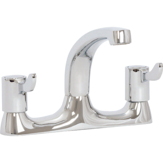 Elegant Haven Skara Chrome Lever Deck Sink Mixer