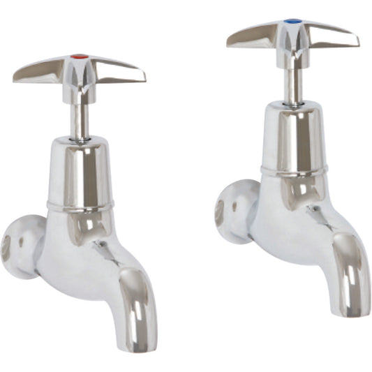 Elegant Haven Skara Chrome Sink Bib Taps