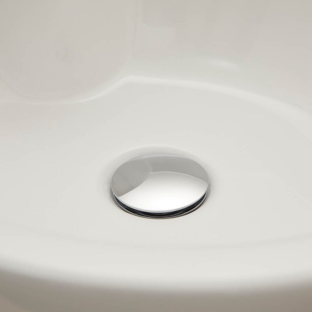 Highlife Chrome Unslotted Easy Clean Push Button Basin Waste 10910se