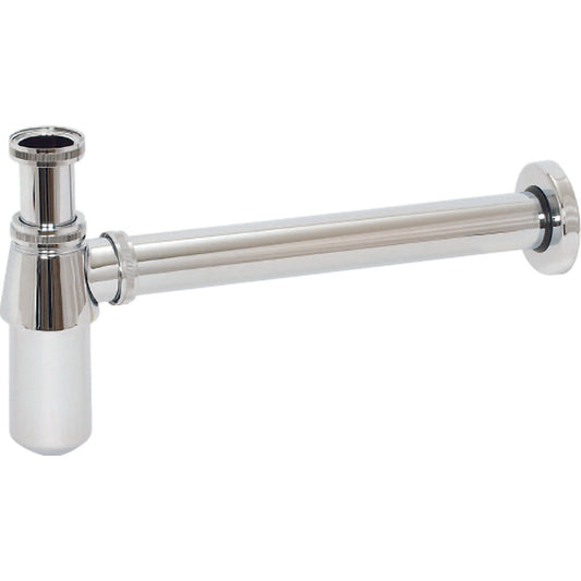 Elegant Haven Chrome Round Bottom Adjustable Bottle Trap