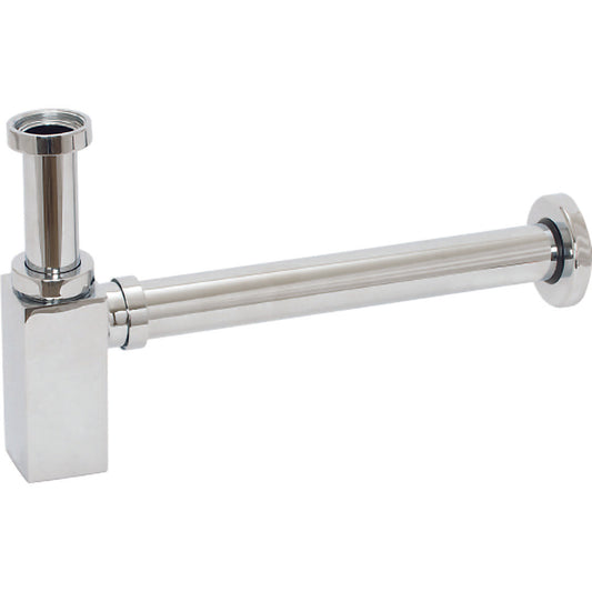 Elegant Haven Chrome Square Bottom Adjustable Bottle Trap