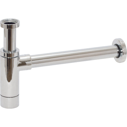 Elegant Haven Chrome Minimalist Round Bottle Trap