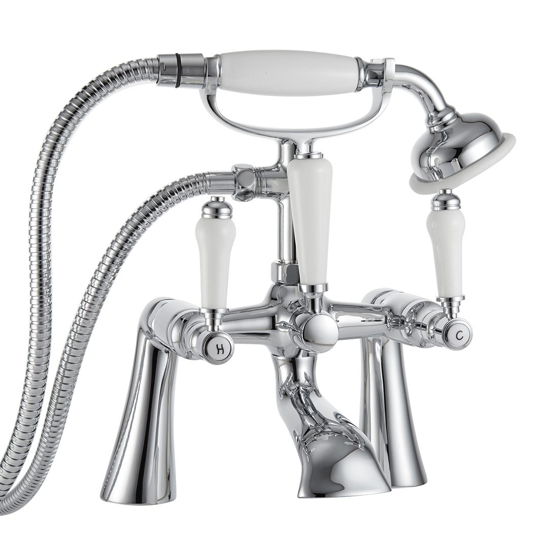 Elegant Haven Dunbar Chrome Bath Shower Mixer