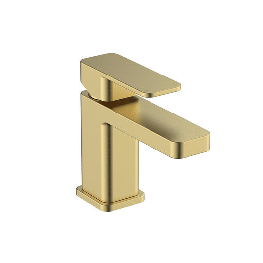 Elegant Haven Fife Brushed Brass Cloakroom Basin Mixer 1