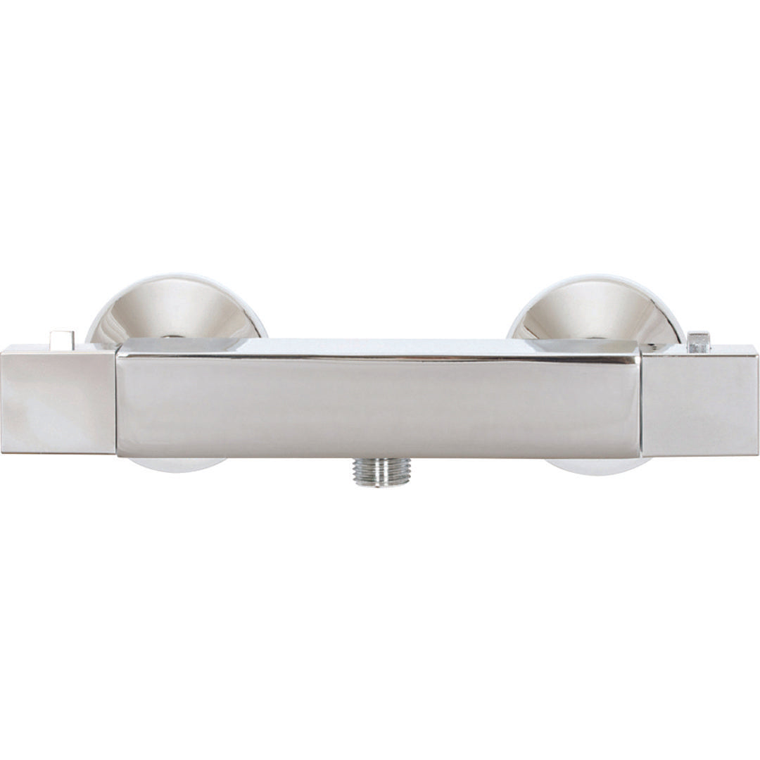 Elegant Haven Galston Thermostatic Chrome Exposed Bar Shower Valve
