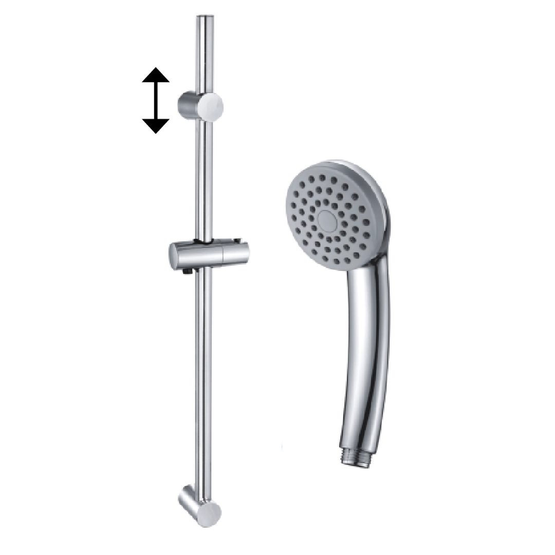 Elegant Haven Retro Fit Shower Riser Rail Kit