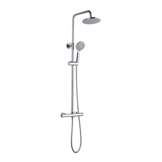 Elegant Haven Eco Thermostatic Chrome Exposed Bar Shower Valve