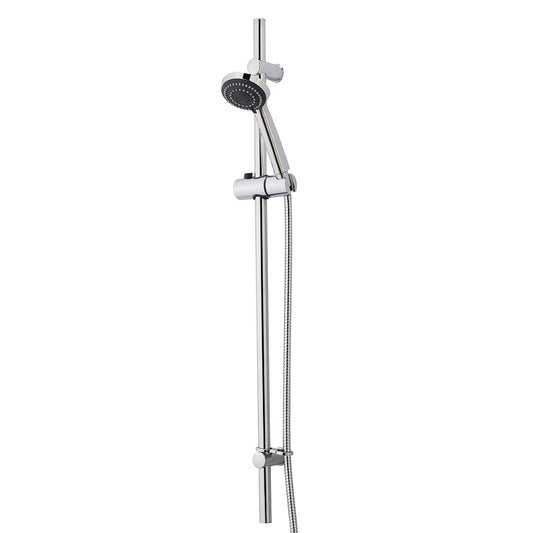 Elegant Haven Nevis Chrome Extended Shower Riser Rail Kit