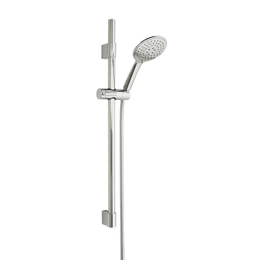 Elegant Haven Perth Chrome Shower Riser Rail Kit