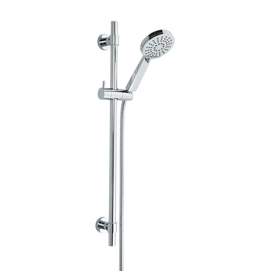 Elegant Haven Stow Chrome Shower Riser Rail Kit
