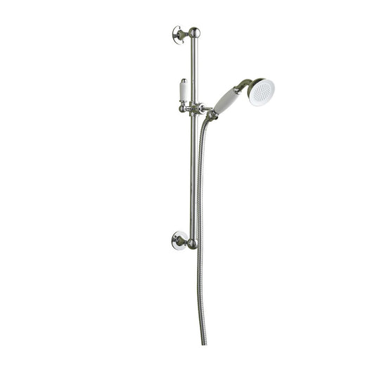 Elegant Haven Dunbar Chrome Shower Riser Rail Kit