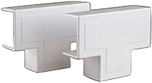Cable Trunking Flat Tee 16 x 16mm Pack of 2