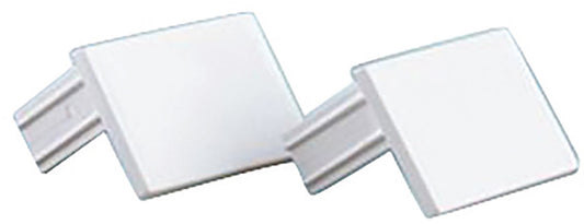 Cable Trunking Stop End 16 x 16mm Pack of 2