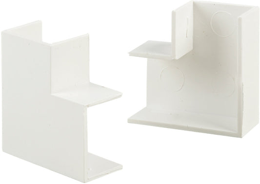 Cable Trunking Flat Angle 16 x 25mm Pack of 2