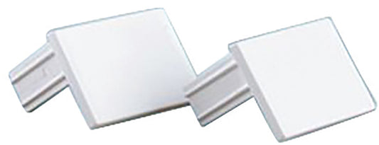 Cable Trunking Stop End 16 x 38mm Pack of 2