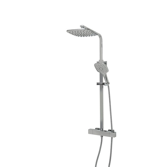 Elegant Haven Kelty Thermostatic Cool Touch Chrome Exposed Bar Shower Valve