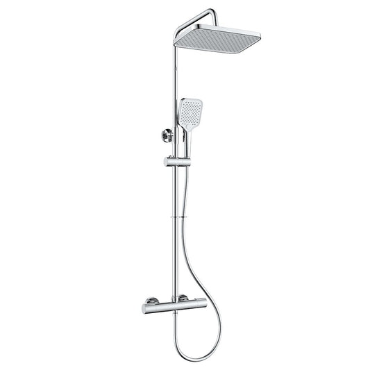 Elegant Haven Angus Cool Touch Chrome Thermostatic Twin Shower Kit