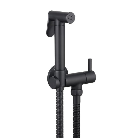 Elegant Haven Annan Matt Black Douche With Integrated Isolator Valve 1