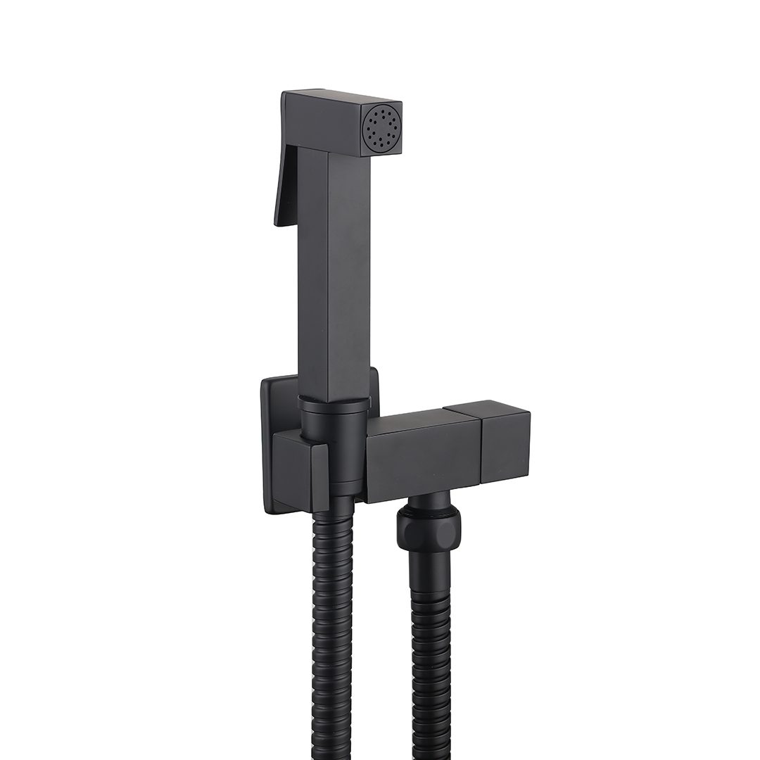 Elegant Haven Beauly Matt Black Douche With Integrated Isolator Valve 1