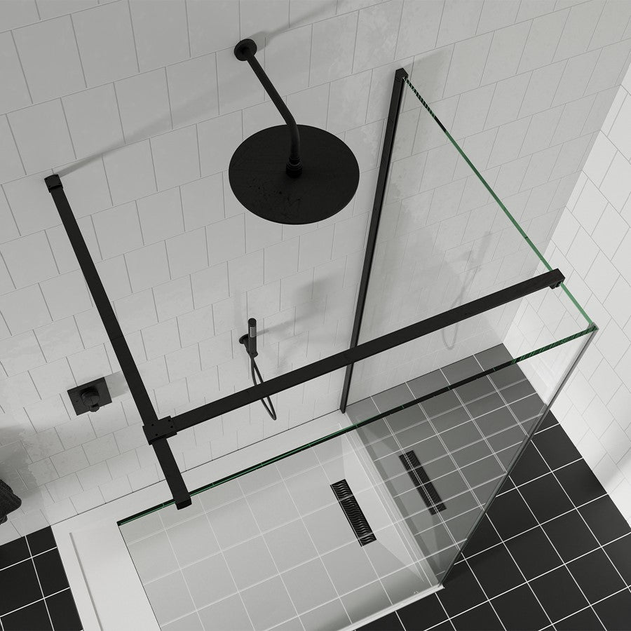 Gallery 10 Glass Corner - Brushed Brass