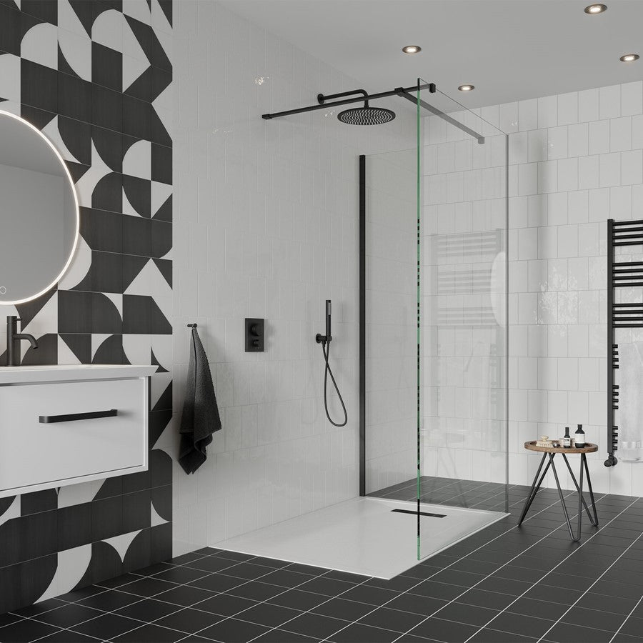 Gallery 10 Glass Corner - Brushed Stainless Steel
