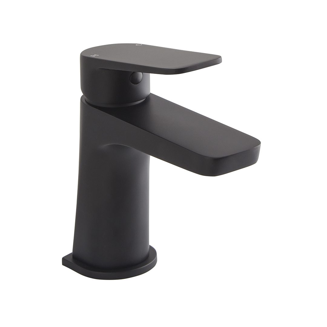 Elegant Haven Dalmuir Matt Black Cloakroom Basin Mixer 1