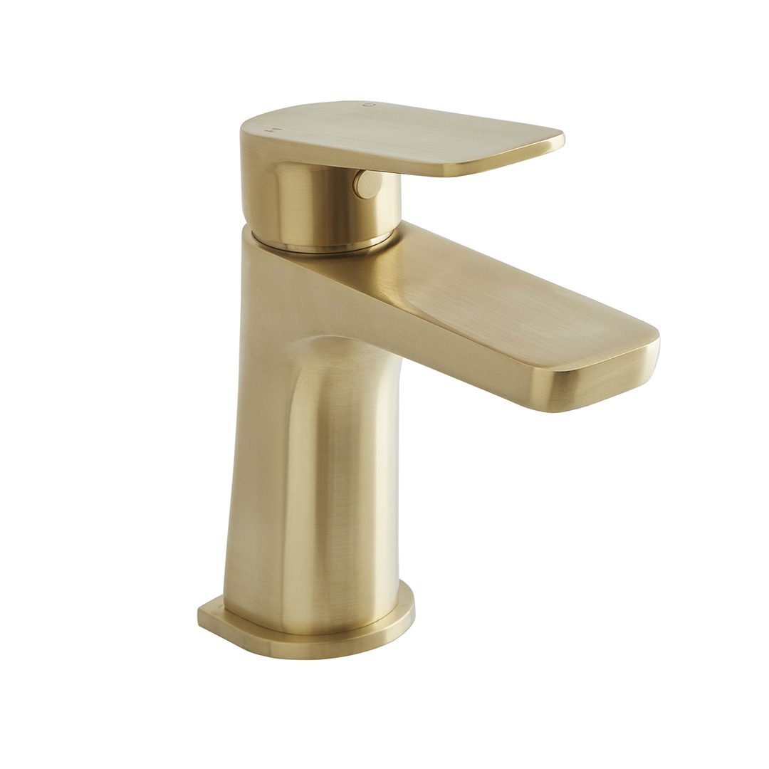 Elegant Haven Dalmuir Brushed Brass Cloakroom Basin Mixer 1