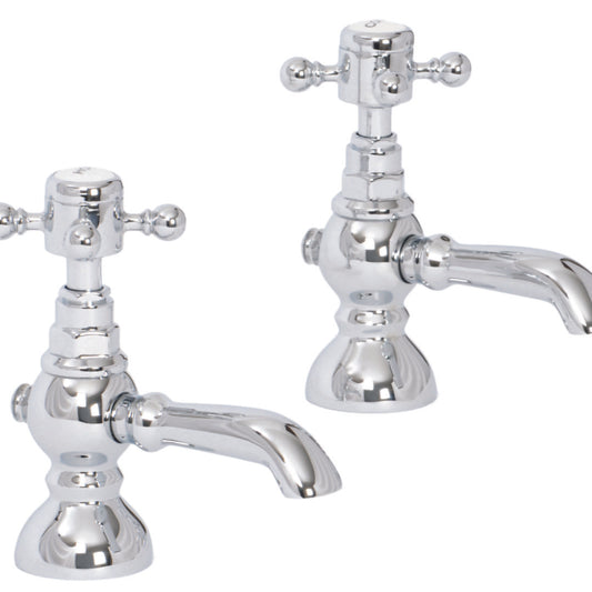 Elegant Haven Balmoral Chrome Basin Taps