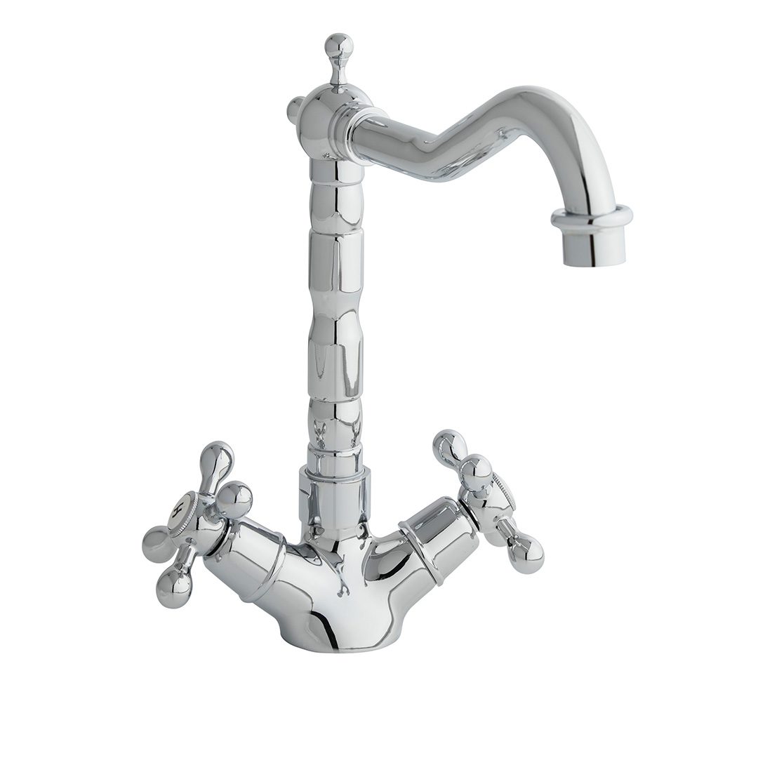 Elegant Haven Balmoral Chrome Sink Mixer