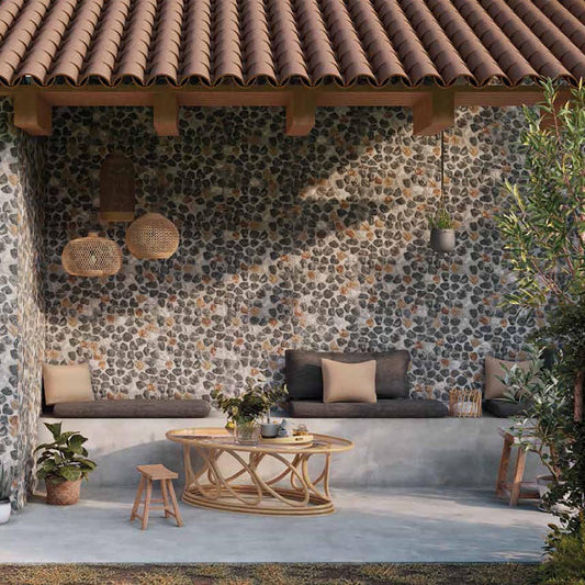 Cristianos Matt Mix Stone Wall Tile 600x400mm