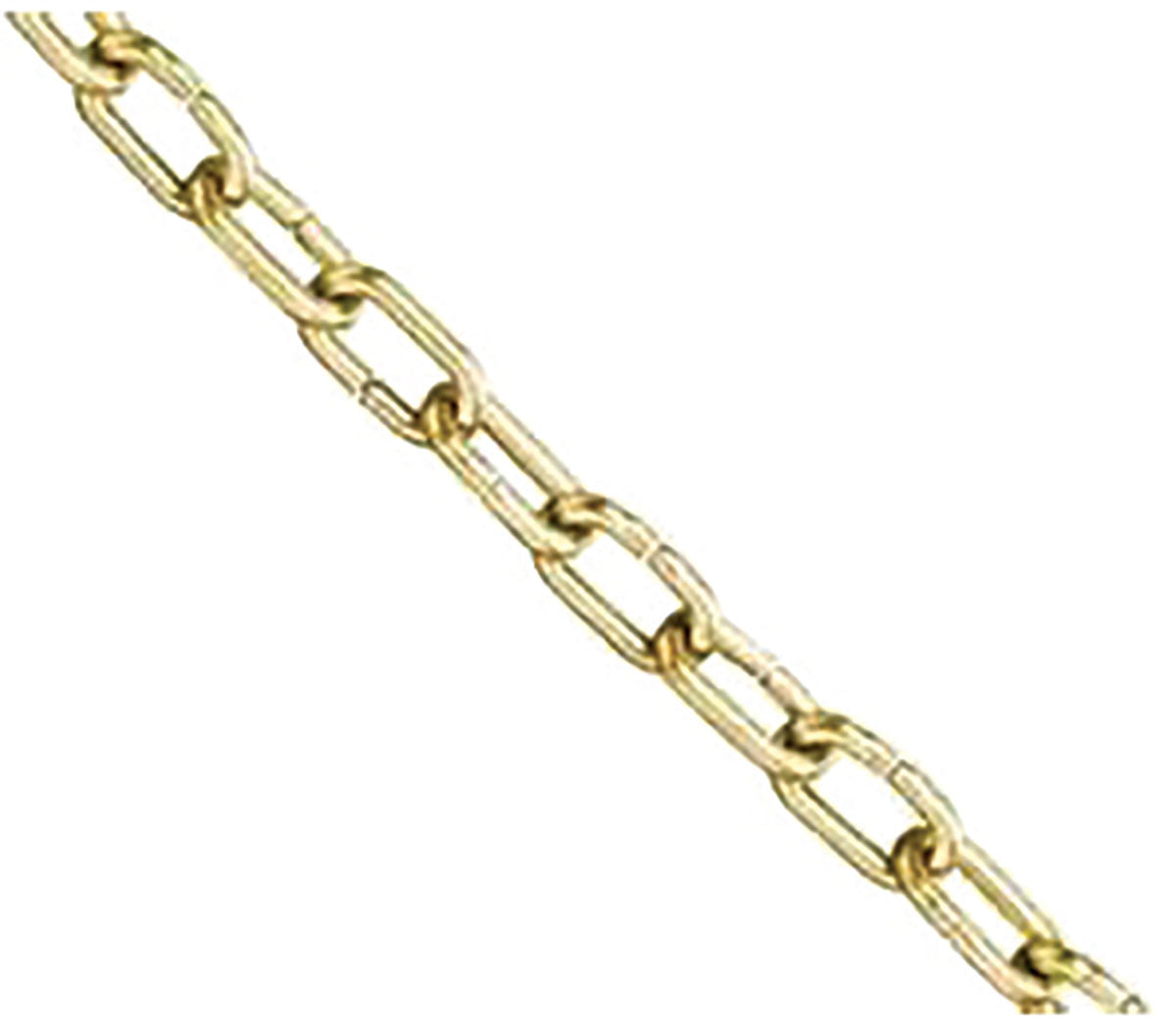 Brass Plated Clock Chain 1.4mm x 1m