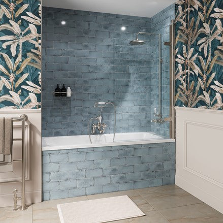 Classique Hinged Single Bath Screen 850