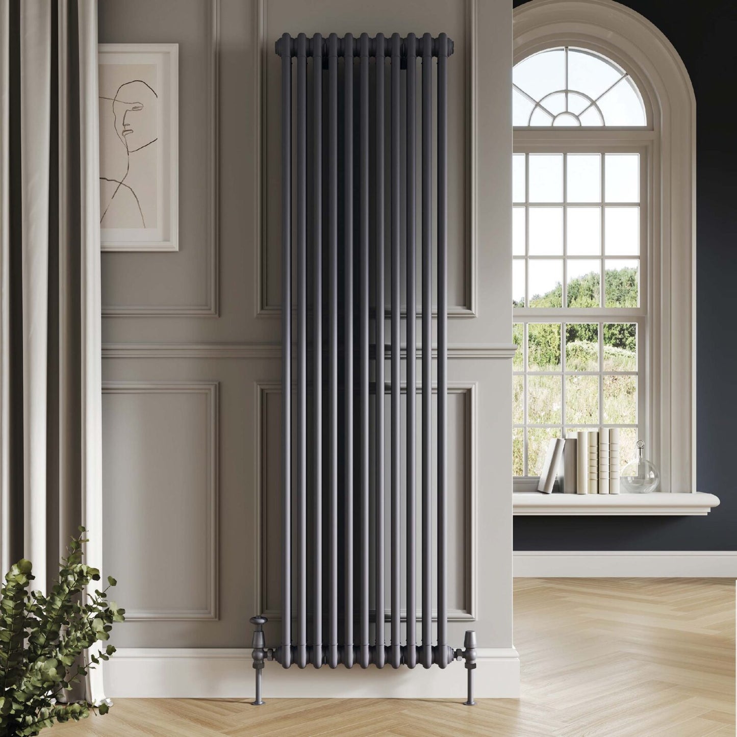 2 Column Vertical Designer Radiator – 1800 X 335