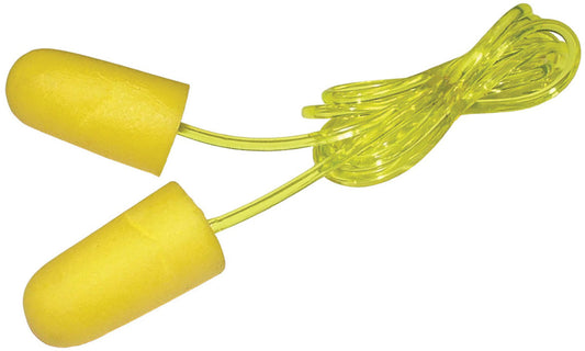 Foam Earplugs & Cord 5 Pairs