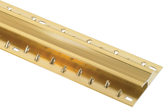 Carpet Threshold Gold Double Edge Strip 900mm