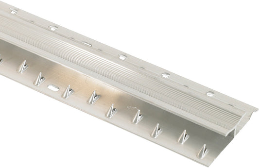 Carpet Threshold Silver Double Edge Strip 900mm