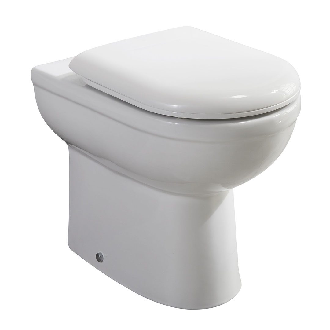 Elegant Haven Skara Comfort Height Back To Wall Pan With Seat And Cover 26132-
