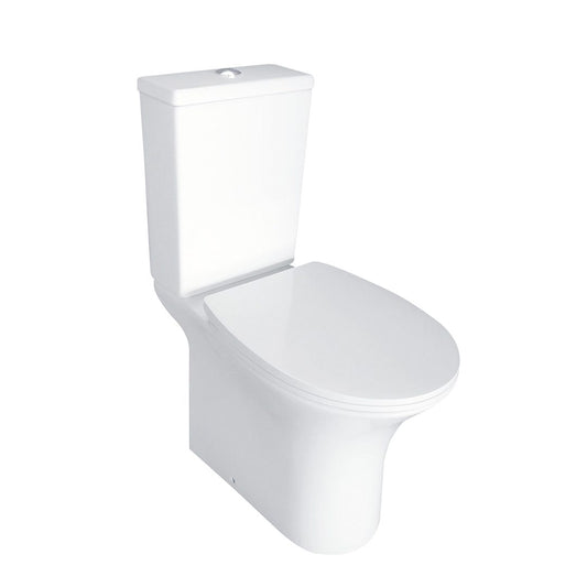 Elegant Haven Kelso Rimless Open Back Close Coupled Wc With Cistern And Soft Close Seat 28121-28220-