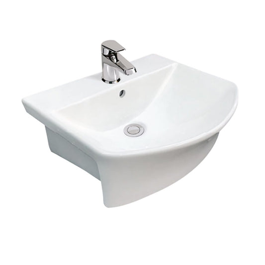 Elegant Haven Kelso Semi Recessed 1 Tap Hole Basin