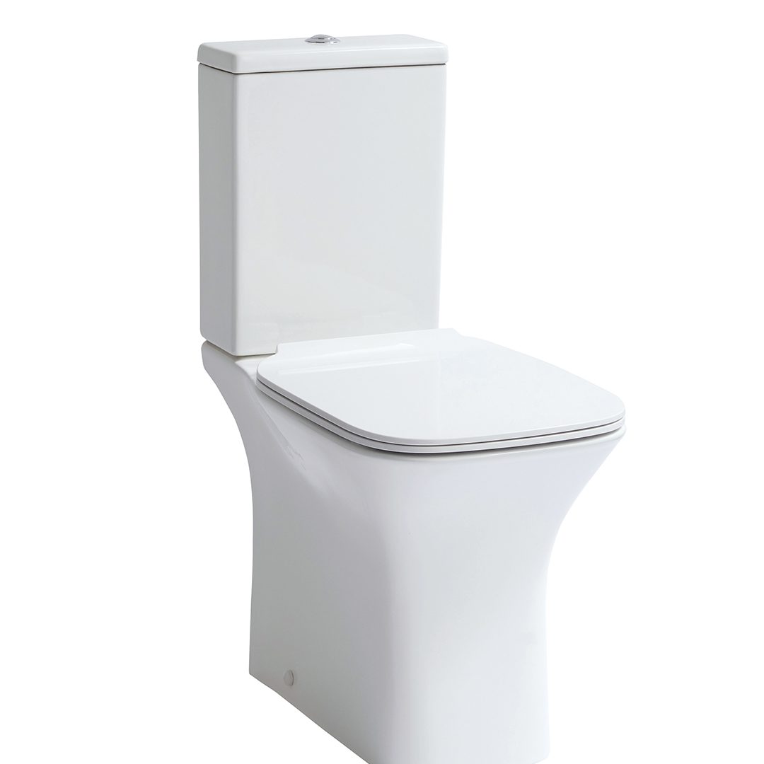 Elegant Haven Rhu Rimless Close Coupled Wc With Cistern And Soft Close Seat 29121-29220-