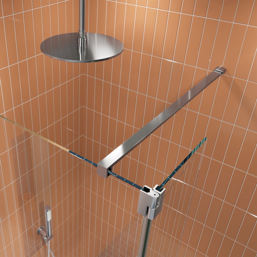 Gallery 10 Recess with Hinged Deflector - Polished Stainless Steel