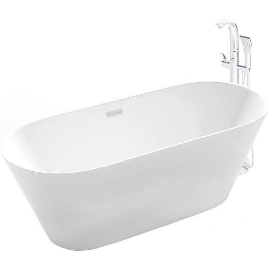 Elegant Haven Ross 1700mm Free Standing 0th Doubled Ended Bath