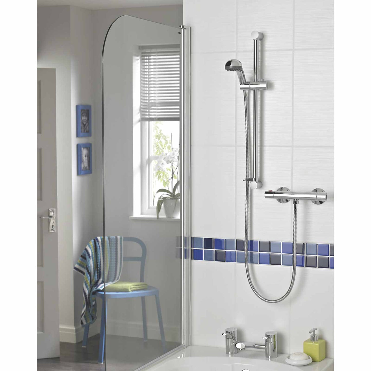 Bristan Zing Cool Touch Thermostatic Bar Shower Mixer With Kit