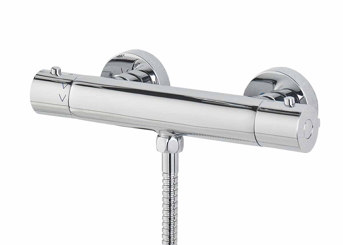 Bristan Frenzy Cool Touch Thermostatic Bar Shower Mixer with Kit