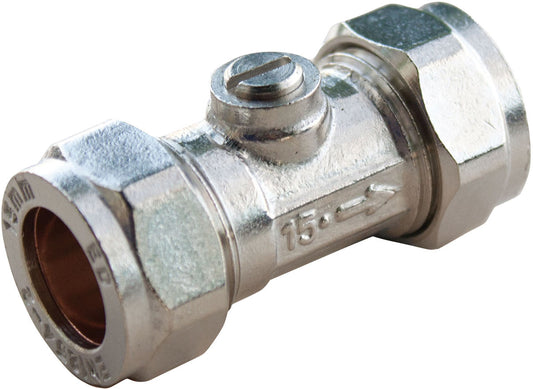 Chrome Isolating Valve