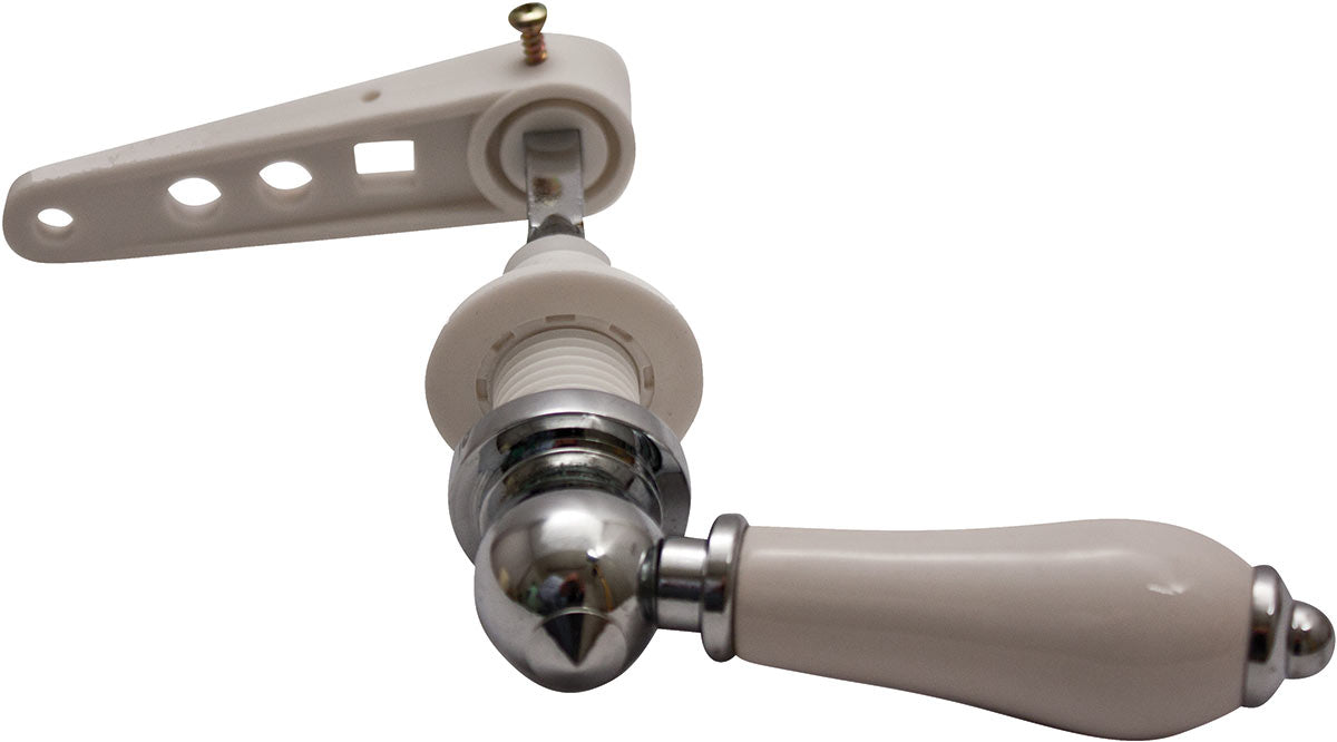 Ceramic & Chrome Toilet Cistern Handle