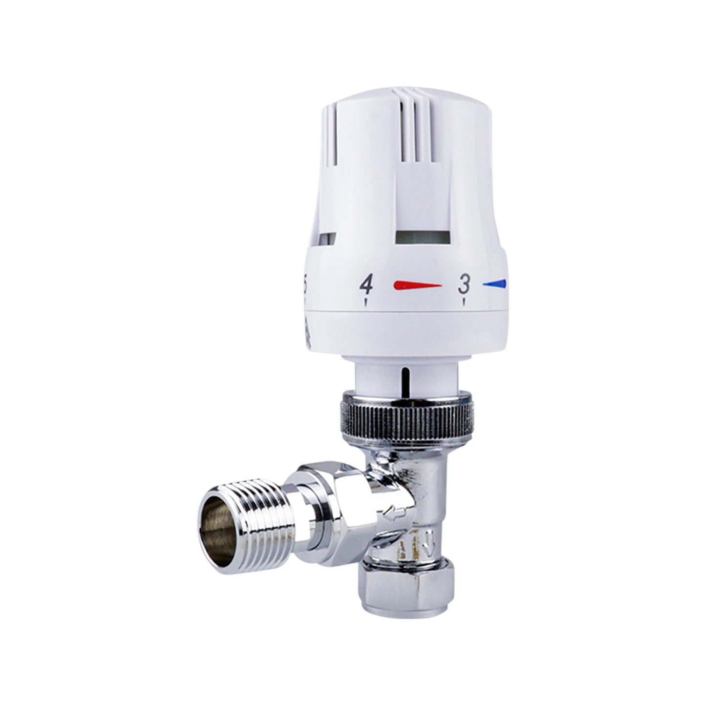 Chrome & White 15mm Europa 3 Angled TRV