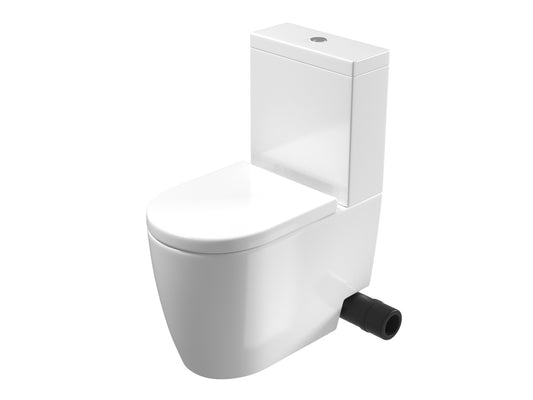 UNI close coupled right hand soil exit WC pan