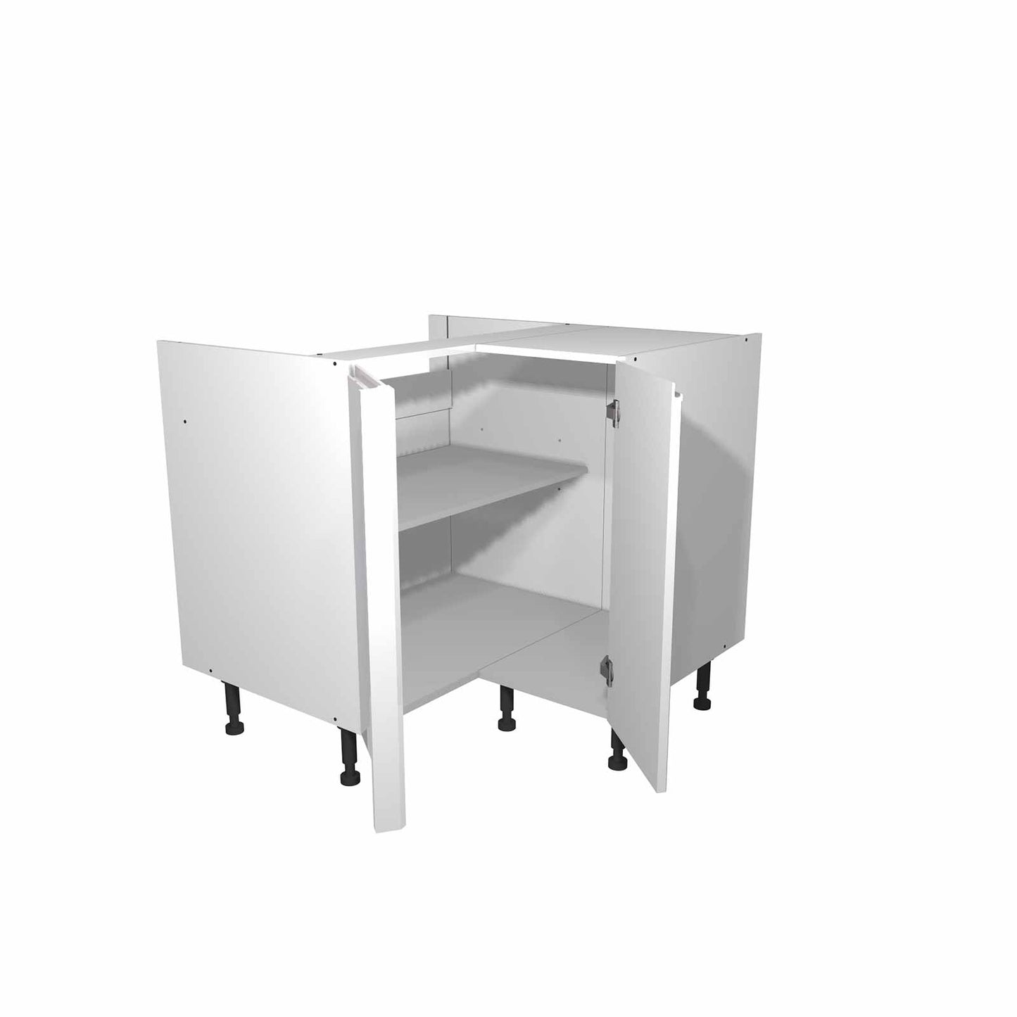 Capri White 935mm Corner Base Unit Fascias Pack 2 of 2